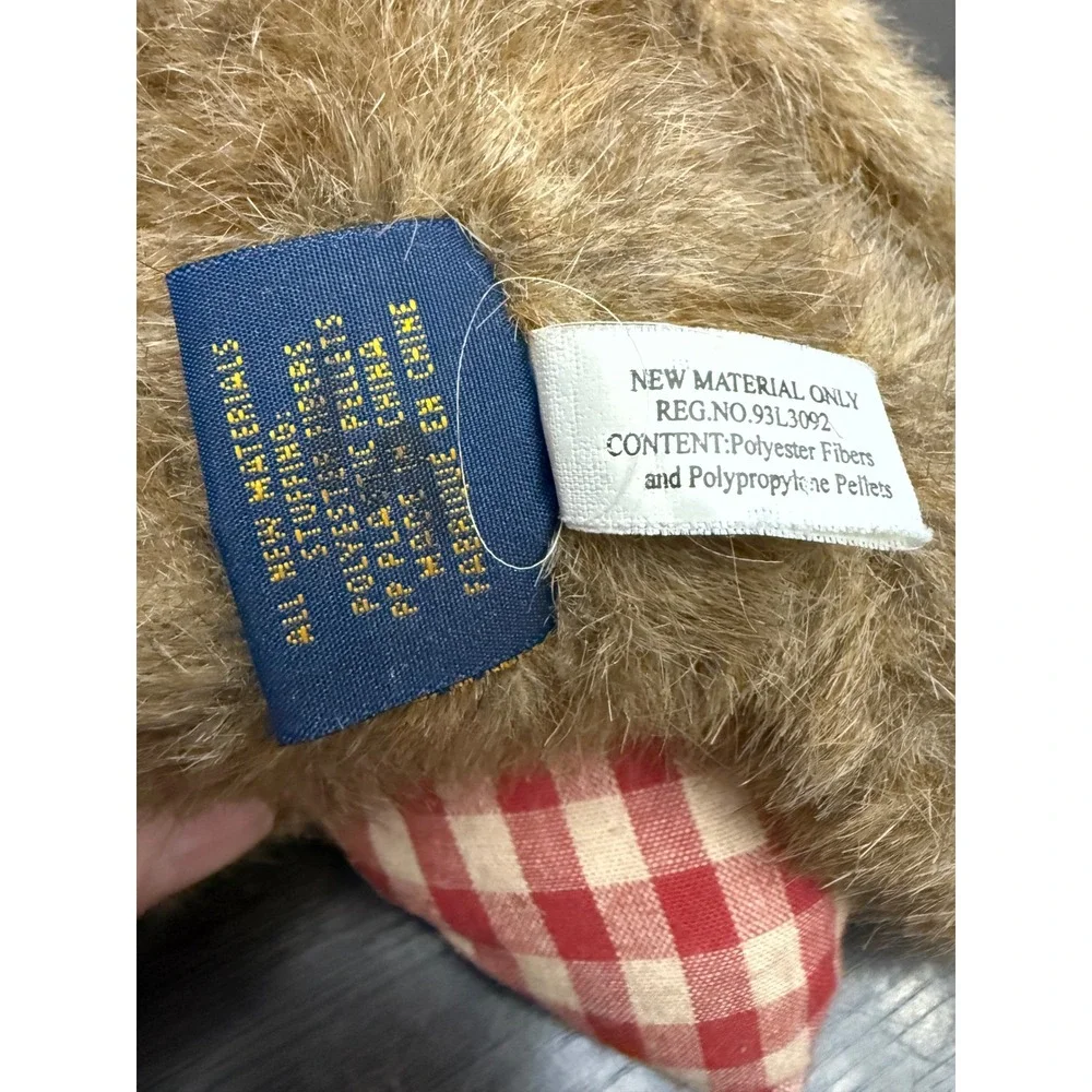 Boyds Bears Brown‎ Plush Teddy Bear Heart When I Count My Blessings I Count You